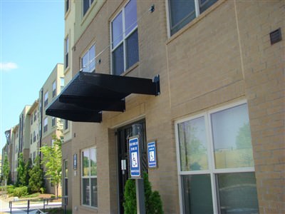 Aluminum Sunshade 102 Design @ Machanicsville Apartments, Atlanta Ga DSC02303